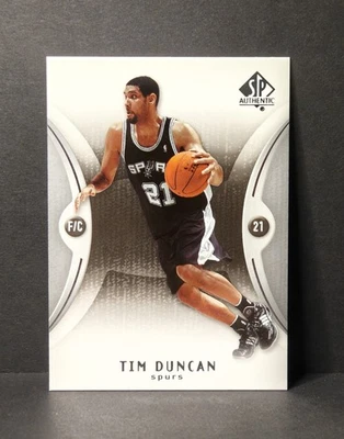 2006-07 SP Authentic TIM DUNCAN #77 Spurs - Image 1 of 2