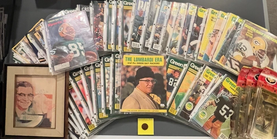 Lote masivo de anuarios de programas antiguos de Green Bay Packers y más ENVÍO GRATUITO Foto 1 de 4