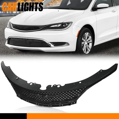 Upper Grille Assembly Fit For 2015 2016 2017 Chrysler 200 Black 68103934AC Foto 1 de 4