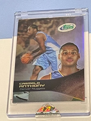 CARMELO ANTHONY 2003-04  e-Topps RC (NUGGETS KNICKS 'CUSE - HOF) Rookie Card #45 - Image 1 of 3