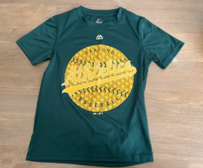 Camiseta Oakland A's Athletics niño verde talla pequeña Foto 1 de 4