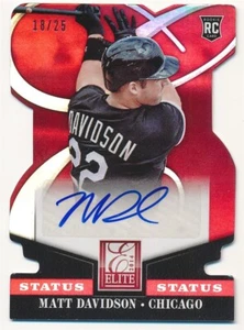 MATT DAVIDSON 2014 ELITE STATUS DIE-CUT #64 SP AUTO AUTOGRAPH #18/25 MINT - Picture 1 of 2