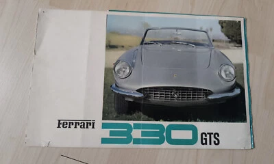 Ferrari 330 GTS Prospekt, 1966 Foto 1 de 4