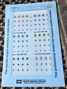USAF TAC FIW 18TH 43RD 561ST 562ND 563RD 37TH MICROSCALE 72-361 - Picture 1 of 1