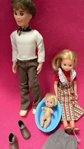 Barbie : vintage Mattel Mommy Daddy Baby Family SunShine Sonnenschein Familie 2 - Bild 1 von 4