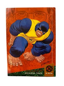 1 FLEER ULTRA X-MEN 1994 BEAST card#100 signed by John Romita Sr Marvel (rare)