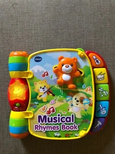 VTech Musical Rhymes Book Baby Educational Learning Toy - Picture 1 of 7