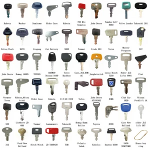 59 Zündschlüssel Satz für Komatsu Jungheinrich Kubota JohnDeere Lucas 459A T250 - Bild 1 von 1