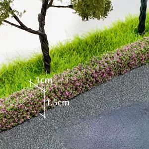 Tiras de arbustos escala HO/OO 2 piezas miniaturas cinturón verde plantas de jardín paisaje callejero - Imagen 1 de 3