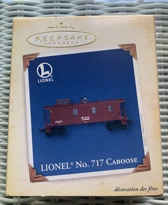 2005 Hallmark Keepsake Ornament Lionel Trains No. 717 Dienstwagen Neu mit Etikett - Bild 1 von 4