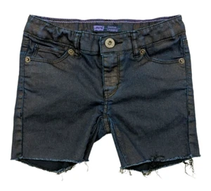 Levis Cut Off Shorts Girls Size 7 Denim Jean Purple Sparkle - Picture 1 of 5