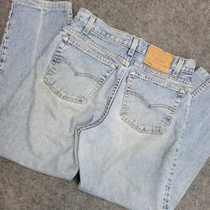 VTG Levis 550 Jeans Mens 32X30 Light Wash Y2K Denim 1991 Work Casual Outdoor - Picture 1 of 16