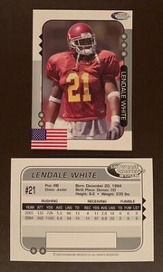 50) LENDALE WHITE - USC Trojans Football 2005 ShowCase Prospects RC LOT