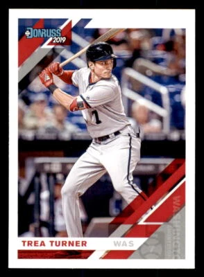 2019 Donruss #141 Trea Turner Washington Nationals - Image 1 of 2
