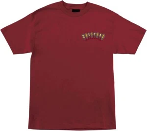 CREATURE Men's S/S T-Shirt COFFIN PARTY - Burgundy - Large - NWT - Picture 1 of 2