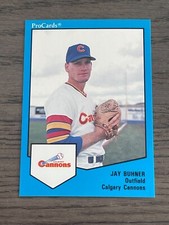 1989 ProCards Jay Buhner #544 Calgary Cannons 