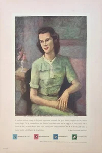 Anuncio vintage De Beers Consolidated Mines 1947 pintado por Peter Lauck - Imagen 1 de 1