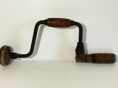  OLD TOOL, OUTIL ANCIEN, vilebrequin , chignole , perceuse à main  dec01 - Photo 1/3