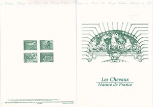 Document philatélique 1er jour 08- 1998 Nature de France Les Chevaux - Bild 1 von 2