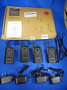 ChunHee Walkie Talkie 4 szt., zasięg roboczy 1,5 mili, do ładowania (Darmowa wysyłka) - Zdjęcie 1 z 12