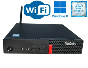 Lenovo M910q TINY Core i5-7500T QUAD 8GB 256GB SSD WLAN BT Win11 + D.P. Kabel - Bild 1 von 2
