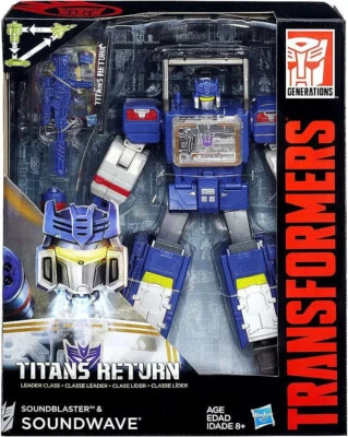 Hasbro Transformers Generations Titans Return Leader  class Soundwave - Immagine 1 di 3