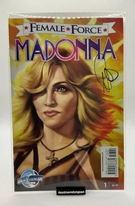 Female Force: Madonna #1 Bluewater firmado por CW Cooke con certificado de autenticidad - Imagen 1 de 2