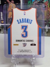 Domantas Sabonis 2016-17 Panini Threads Jersey Insert #23 OKC Thunder RC KINGS