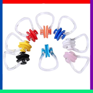 8 Pcs Silicone Swimming Nose Clip, Waterproof Silica Gel Surfing Nose Plug - Picture 1 of 7