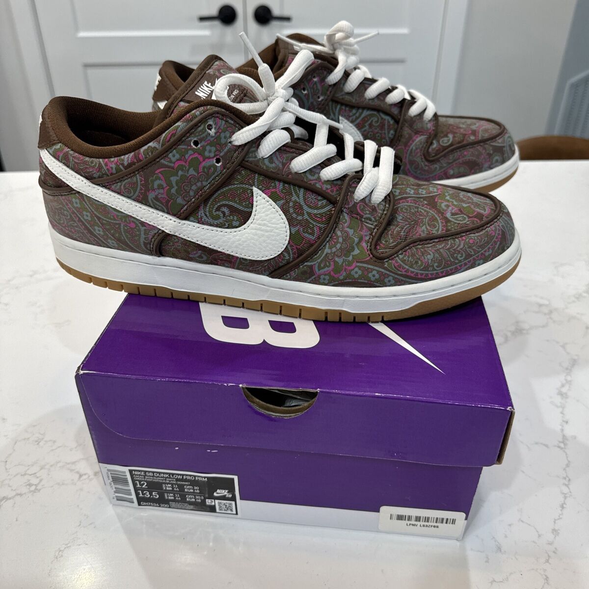 Nike SB Dunk Low Pro Paisley Brown for Sale | Authenticity Nike SB Dunk Low Pro Paisley Brown for Sale | Authenticity