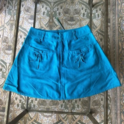 Falda Marc Jacobs Y2K Vintage Tiff@ny Robins Azul Huevo Talla 6 Coquette Resort Foto 1 de 4