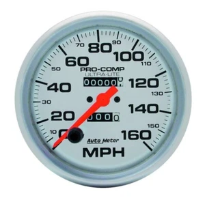 AutoMeter 4495 Pro-Comp Ultra-Lite 5" In-Dash Speedometer 0-160 MPH Mechanical - Picture 1 of 3