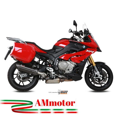 Mivv Bmw S 1000 XR 2017 Pot D' Echappement Moto Silencieux Suono Noir Approuve - Photo 1/2