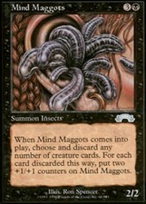 4x Mind Maggots MTG Exodus NM Magic Regular