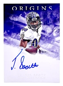 2018 Panini Origins Jaleel Scott RC Auto Baltimore Ravens - Picture 1 of 2