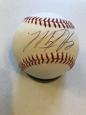 Matt Harvey Autografiado Firmado Mets Rawlings OML Béisbol MLB Holograma Foto 1 de 3