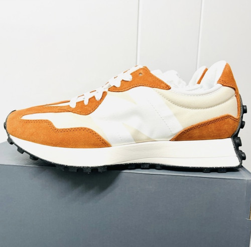 New Balance 327 scarpe sneakers unisex casual donna 9 5 uomo 8 ossido bianco