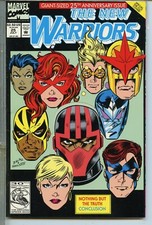 New Warriors 1990 series # 25 very fine comic book