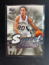 2007-08 Upper Deck Sweet Shot Manu Ginobili Sweet Stitches Game Used Patch Spurs