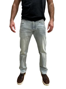 501 Original Fit Selvedge Denim Men's Jeans - Picture 1 of 7