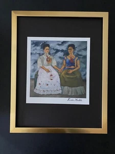 FRIDA KAHLO | Signed Print from Mexico "Self Portrait" + Framed | Buy it Now! $ - Picture 1 of 3