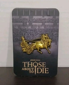 SDCC 2024 Peacock Offsite Exclusive Those About To Die Chariot Race Pin - Bild 1 von 3