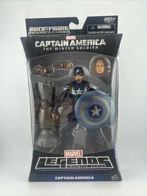 Marvel Legends Serie Infinita Capitán América Soldado de Invierno Mandroid BAF Foto 1 de 4