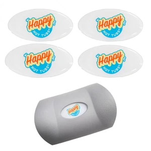 Inserto de lente de reposacabezas pequeño Happy Hot Tubs (paquete de 4) se adapta a muchas almohadas bañera spa - Imagen 1 de 7