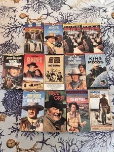 John Wayne VHS Movie Collection True Grit, McLintock, Red River, And Many More! - Picture 1 of 1