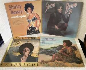 FOUR Shirley Bassey Vinyl LP's: And I Love You, Really Something, Something Else - Picture 1 of 10
