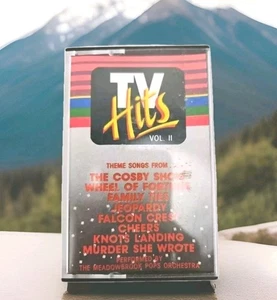 TV HITS Volume 2 Cassette Tape Theme Songs From 80s Shows Tested Ships From USA  - Picture 1 of 4