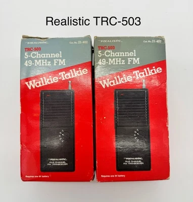 Vintage Realistic TRC-503 5-Channel FM Transceiver / Tested / Original Box - Image 1 of 4