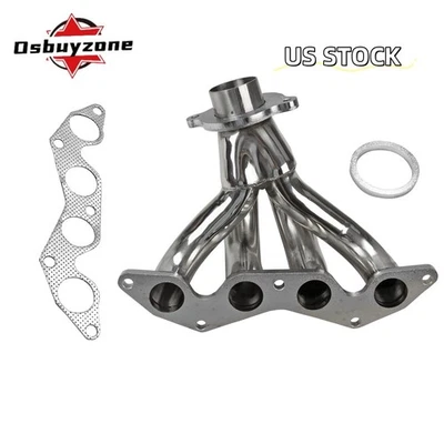 Colector de cabezal de escape de acero inoxidable para Honda Civic EX D17A2 2001-2005 1,7 L 4 cilindros NUEVO Foto 1 de 4