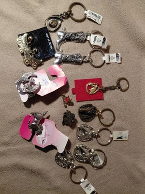 8 Western лошадь, ковбойские сапоги, шляпа брелоки и повозки серьги, булавки и группы - Изображение 1 из 4